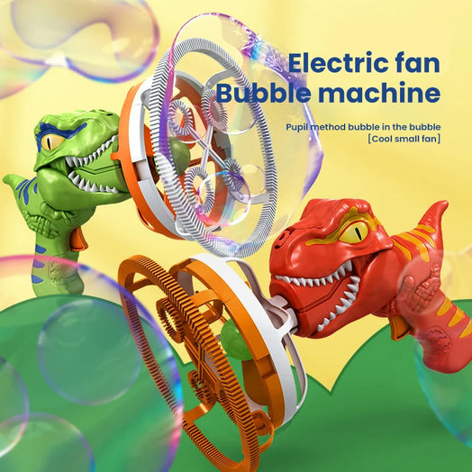 Fan Dinosaur Bubble Machine