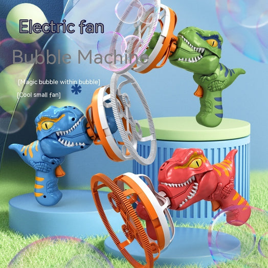 Fan Dinosaur Bubble Machine