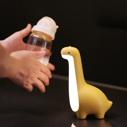 Cute Dinosaur Night Light – Eye Protection & Timer Bedside Lamp