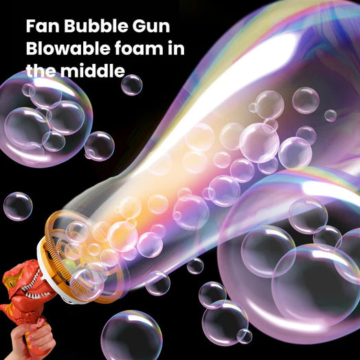 Fan Dinosaur Bubble Machine